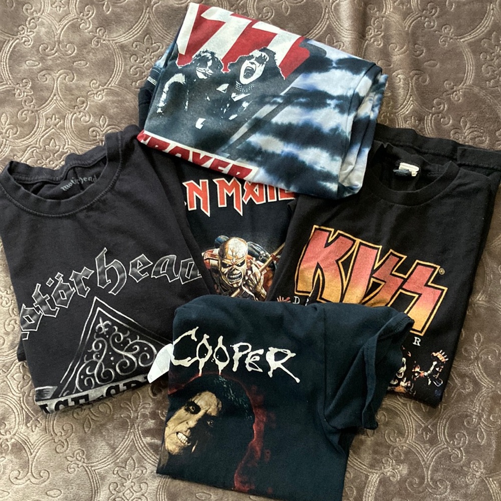 Men’s vintage band Tshirts bundle